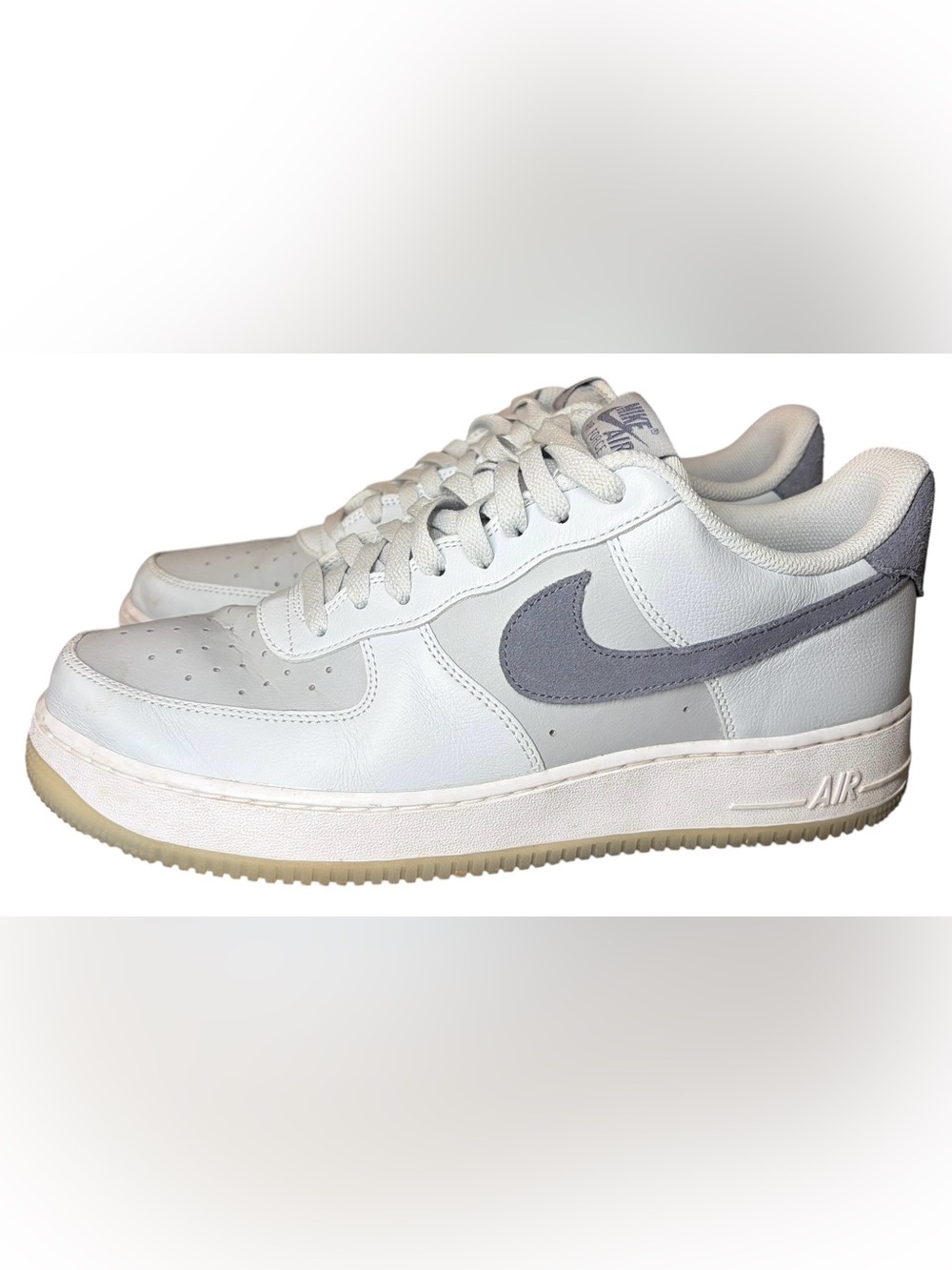 Nike Air Force 1 ‘07 LV8 Pure Platinum Light Carbon Men’s Size 12 FJ4170-001